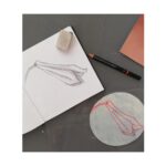 Scrittura e assemblage su tela nel laboratorio Dittico Floreale condotto da Barbara Stefani il 3 ottobre 2020 ad Aurisina Trieste