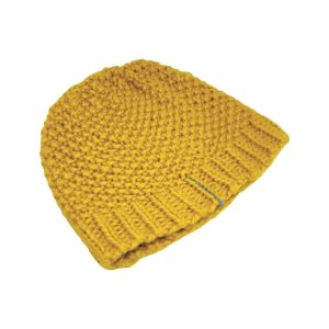 Berretto in lana giallo